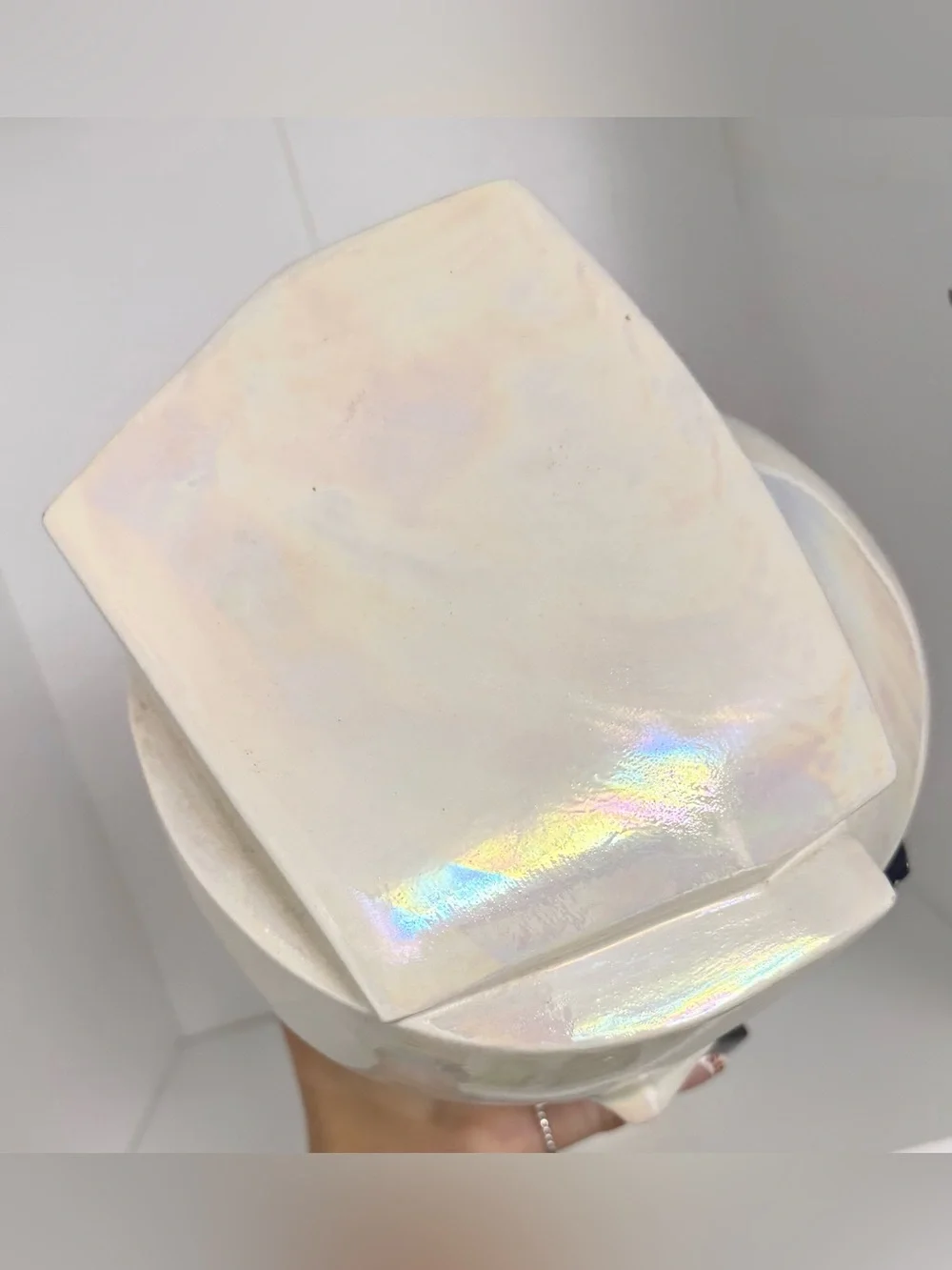Lindsey Balkweill iridescent white